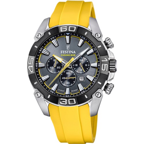 FESTINA Yellow Rubber Chronograph F20544/7